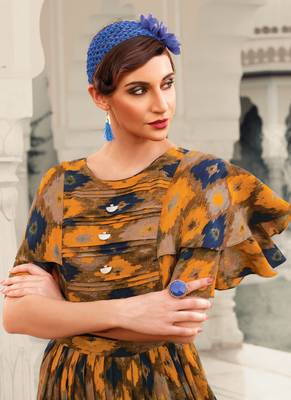 Multicolor Rayon Pakistani Kurtis 3