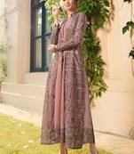 Pink Rayon Long Kurtis