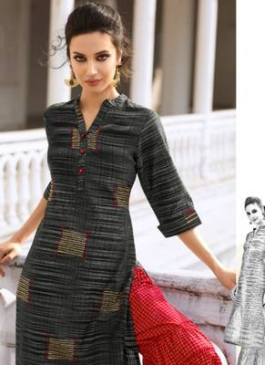 Black Rayon Kurtas And Kurtis 2