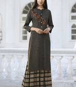 Black Rayon Kurtas And Kurtis