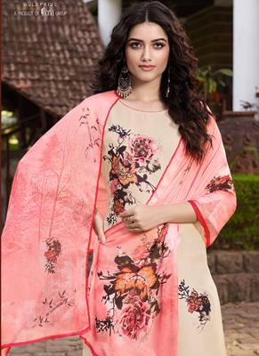 Off White Silk Blend Ethnic Kurtis 2