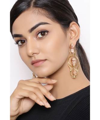 Urban Turban (Rose Gold) Earrings 2