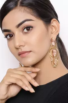 Urban Turban (Rose Gold) Earrings