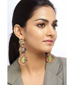 Tourmaline Earth Orbs  earrings