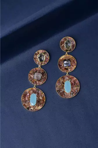 Tourmaline Sky Orbs Earrings