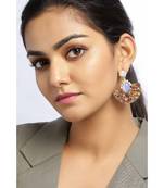 Blue Rustic Sling Earrings