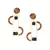 Black Mystic   earrings