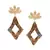 Clear Tourmaline Congruous earrings