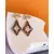 Clear Tourmaline Congruous earrings