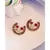 Ruby Gem Crater earrings