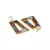 Aquatic Tourmaline Oblong  earrings