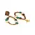 Emerald Tourmaline Droplets earrings