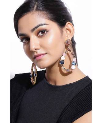 Blue Tourmaline Droplets Earrings 1