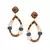 Blue Tourmaline Droplets earrings