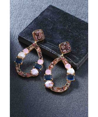 Blue Tourmaline Droplets Earrings 4
