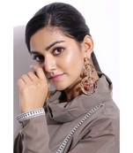 Rose Mystery Circles Earrings