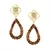 Milky Tourmaline Driblet earrings