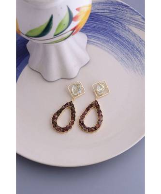 Milky Tourmaline Driblet Earrings 4