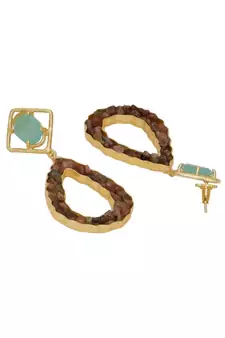 Sea Tourmaline Driblet Earrings