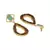 Sea  Tourmaline Driblet earrings