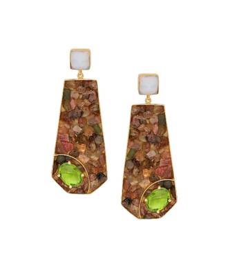 Fern Tourmaline Flair Earrings 2