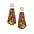 Fern Tourmaline Flair earrings