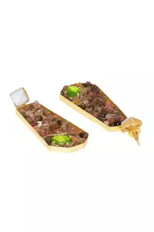 Fern Tourmaline Flair Earrings