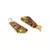 Fern Tourmaline Flair earrings