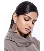 Teal Tourmaline Flair Earrings