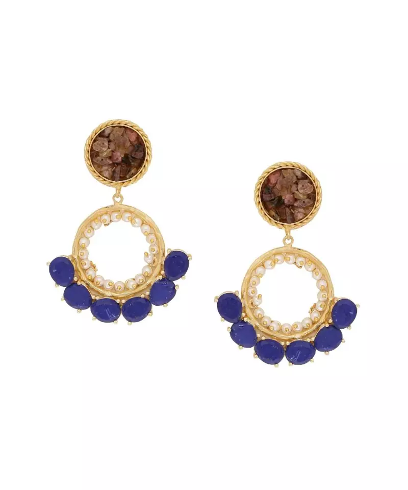 Admiral Beaded Panache earrings