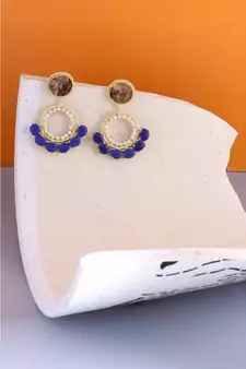 Admiral Beaded Panache Earrings