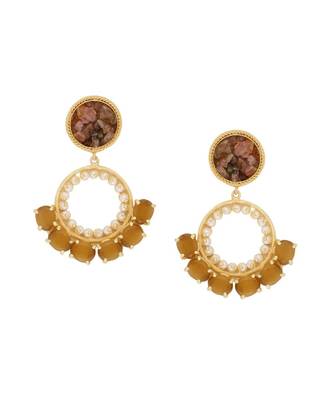 Earthly Beaded Panache Earrings 2