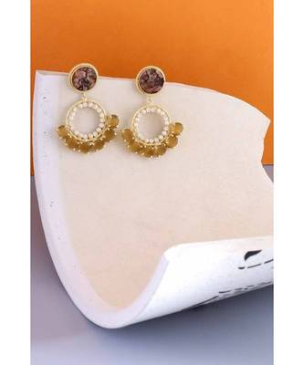 Earthly Beaded Panache Earrings 4