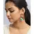 Teal Tourmaline Geometry  earrings