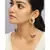 Earthly Beaded Crescent earrings