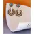 Tourmaline Milky Hoops earrings