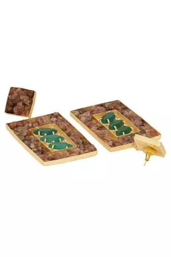 Voguish Fern Trinket Earrings