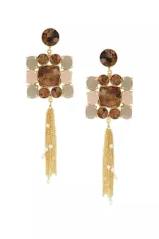 Teal Tourmaline Enchant Earrings
