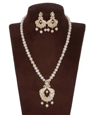 White pearl necklace-sets 2