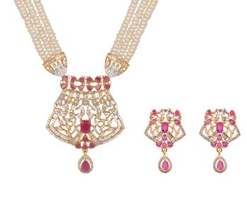 White pearl necklace-sets 1