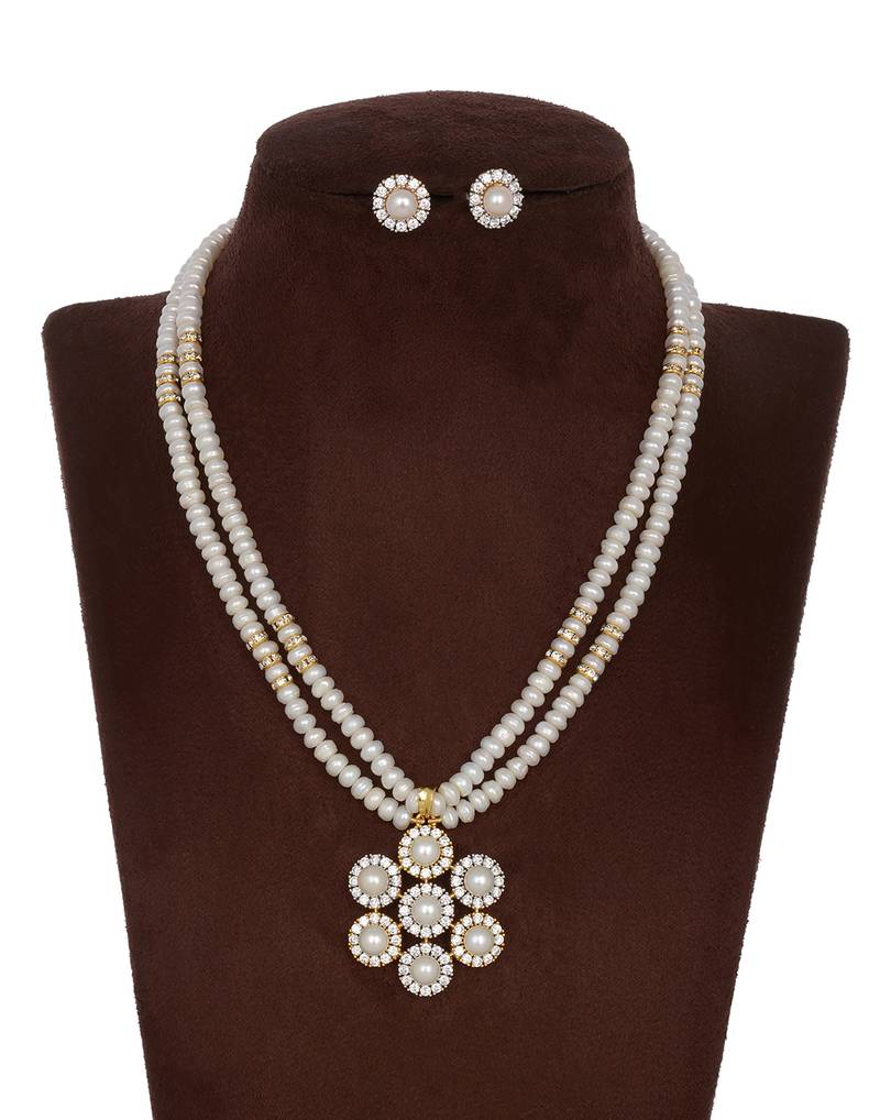 White pearl necklacesets Hyderabad Jewels And Pearls 3285883