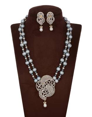 White pearl necklace-sets 3