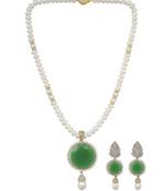 White pearl necklace-sets