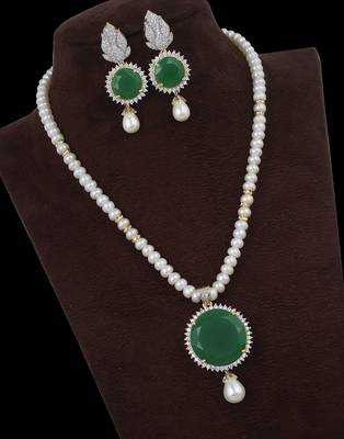 White pearl necklace-sets 2