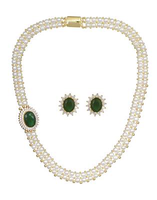 White pearl necklace-sets 1