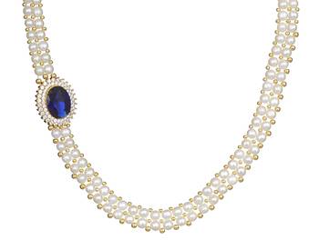 White pearl necklace-sets 4