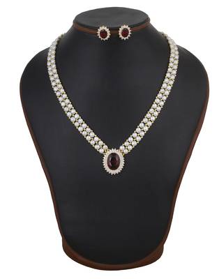White pearl necklace-sets 2