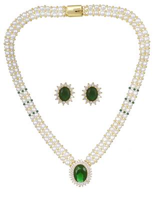 Natural Fresh Water Pearl Set From Hyderabad With Certificate of Authenticity 1