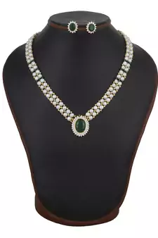 Natural Fresh Water Pearl Set From Hyderabad With Certificate of Authenticity