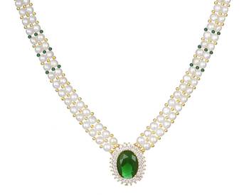 Natural Fresh Water Pearl Set From Hyderabad With Certificate of Authenticity 4